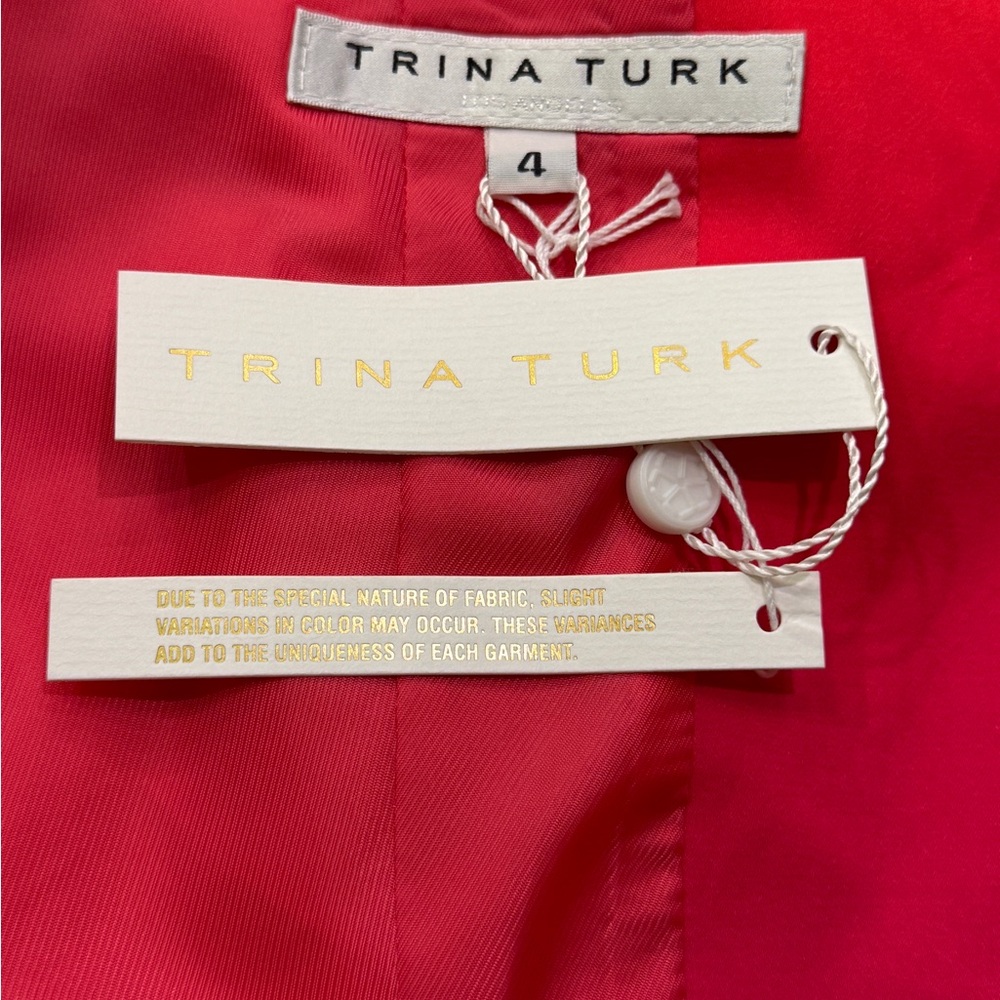 Trina Turk NWT Ombre Suit Set - Ryka Jacket & Danno Pant - Size 4 - Picture 9 of 12
